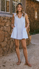 Vika Mini Dress - Blue