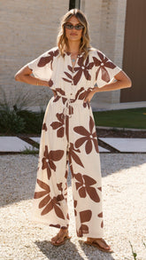 Santorini Jumpsuit - Belle Femme