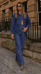 Ensley Denim Jacket - Dark Denim