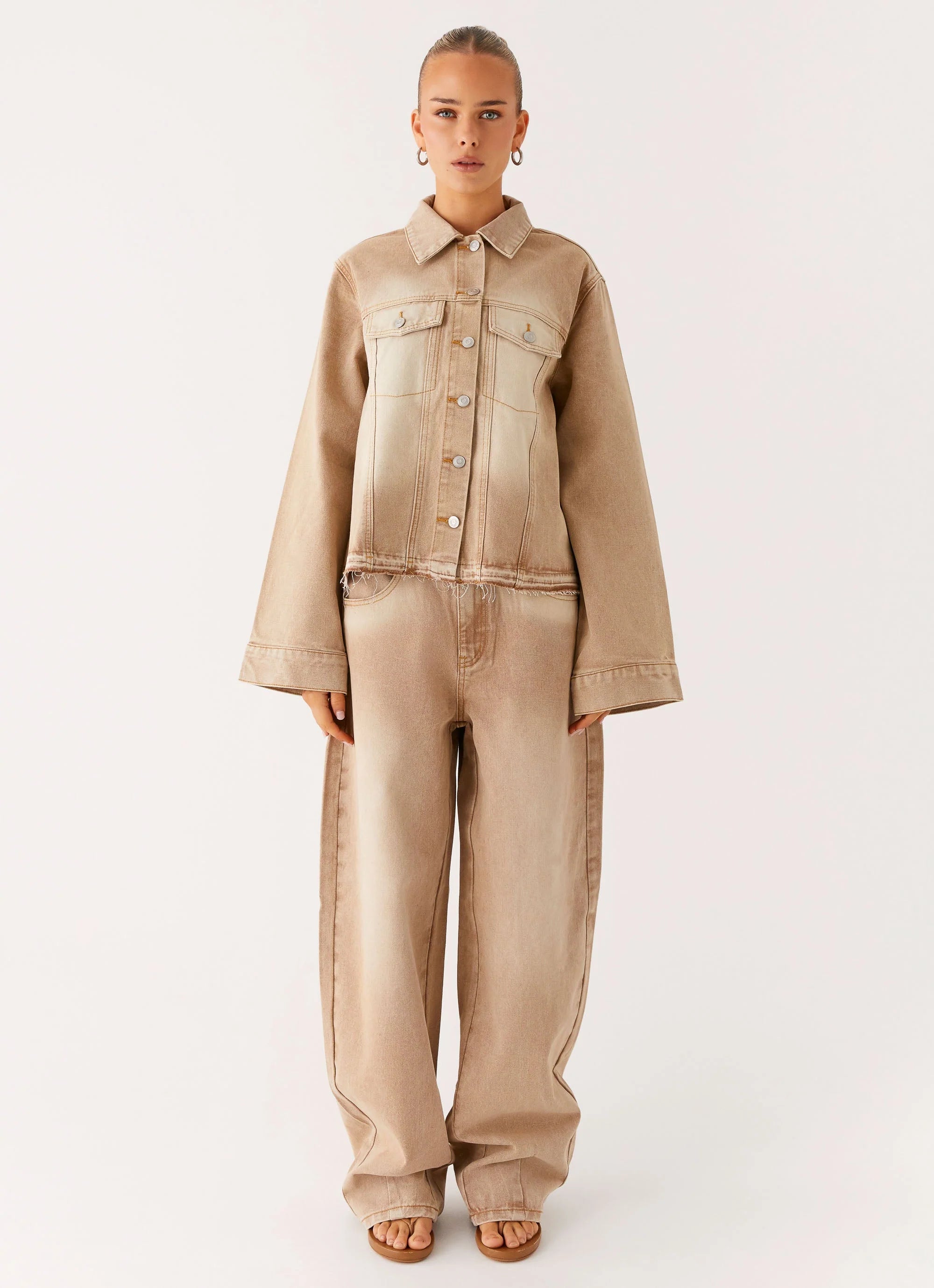Khalil Denim Jacket - Tan