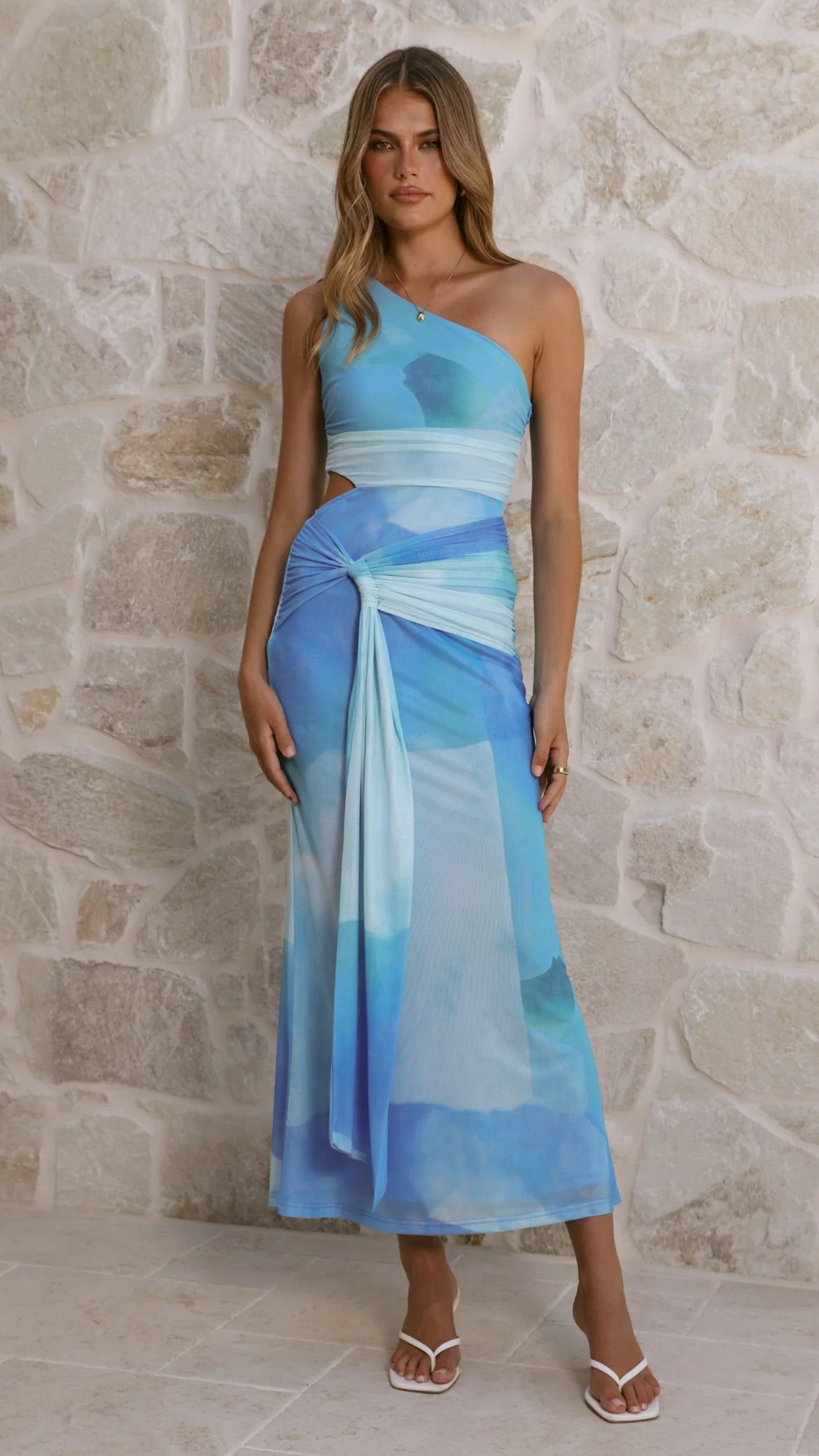Kourt Maxi Dress - Blue