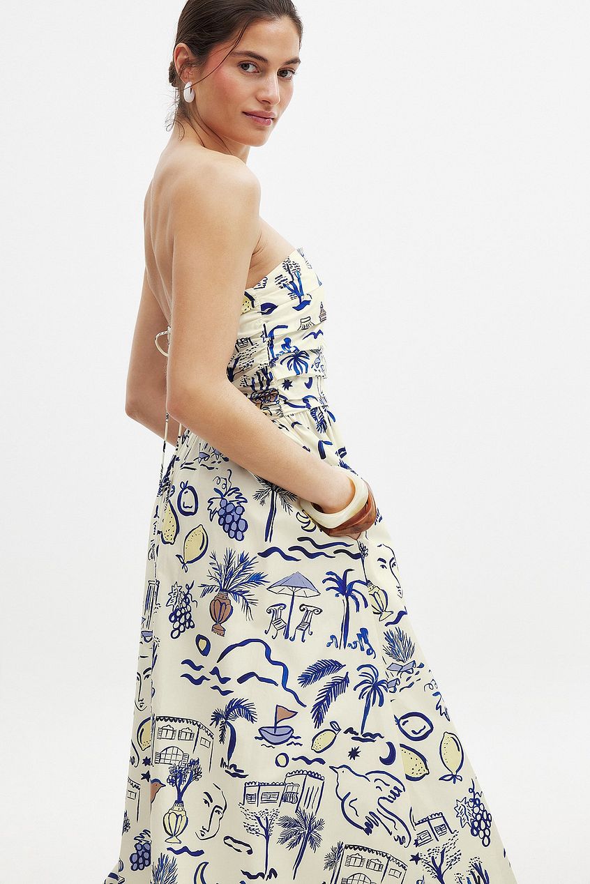 Bandeau Tie Back Dress