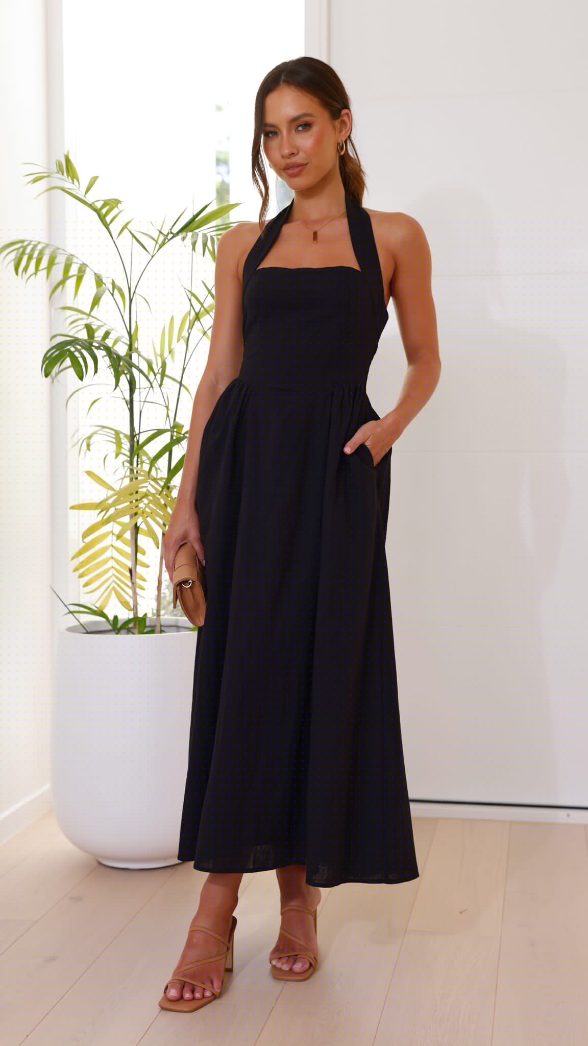 Caden Maxi Dress - Black
