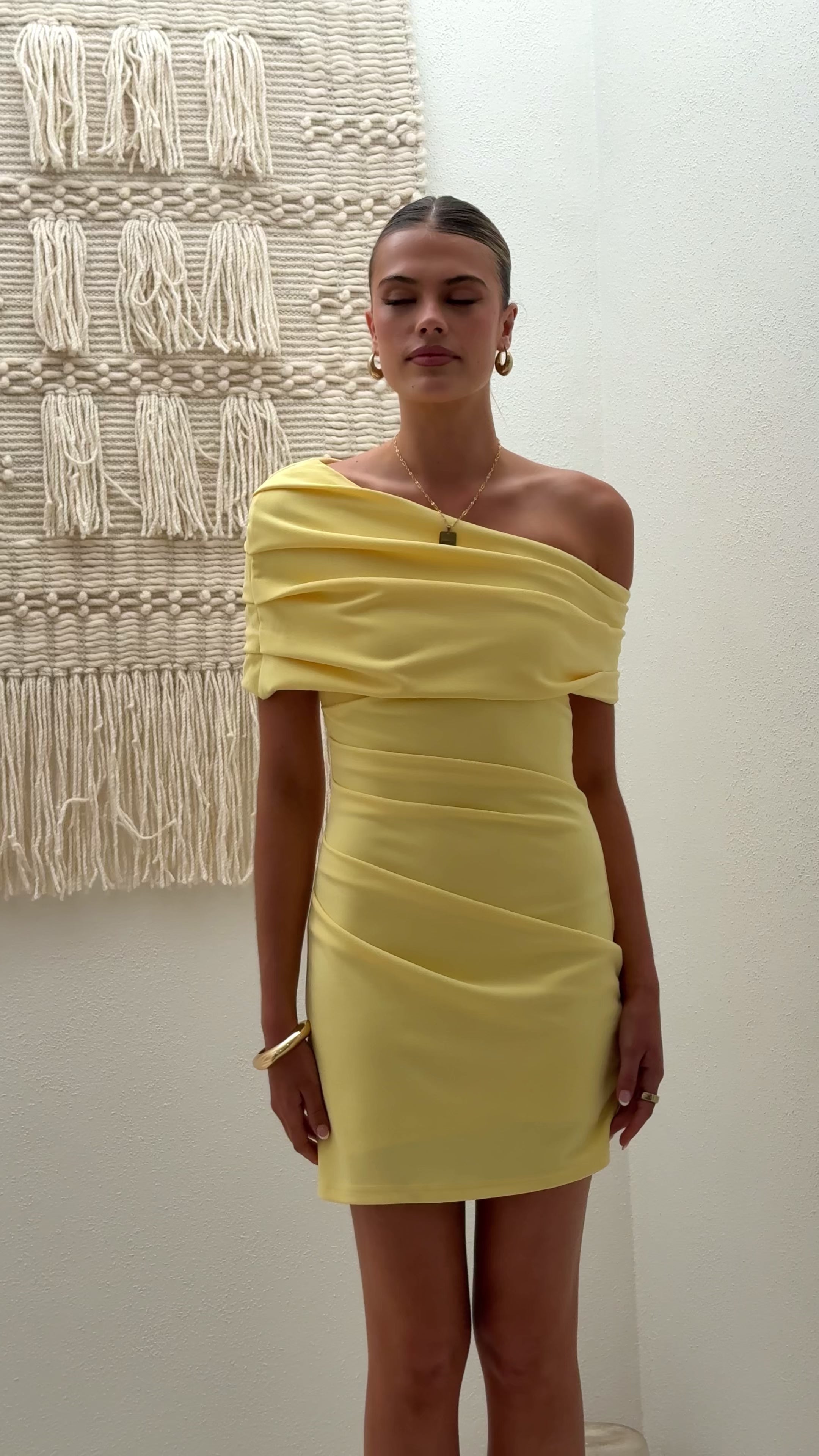 Telaia Mini Dress - Yellow