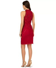 Adrianna Papell Women's Beaded Sleeveless Dress