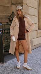 Blanca Trench Coat - Camel