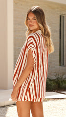 Leonie Knit Shorts - Red