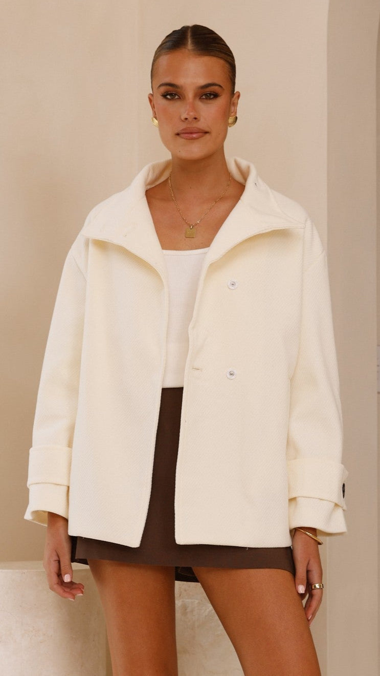 Aria Coat - Cream
